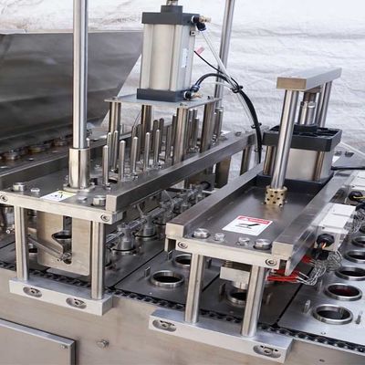 Fully Automatic Cup Sealing Machine PLC Control 25-30 Cups/Min 0-400℃ Working Temperature