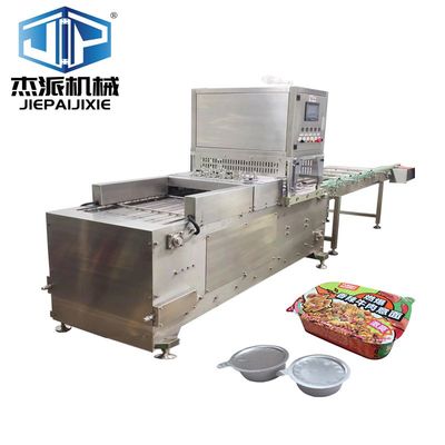 800trays/hour Capacity Rotary Food Tray Sealing Machine For Snack Dry Food Tray