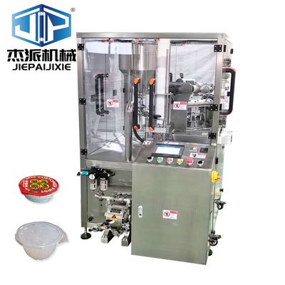 Filling And Sealing Machine For High Volume Production Of 2000cups/hour Ice Cream Yogurt Water Cup