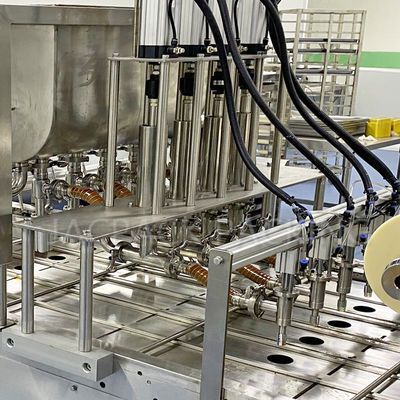Plastic Tray Filling And Sealing Machine For Seafood Container Dishes Tray