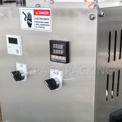 Semi Auto Desktop Aluminum Foil Tray Sealing Machine For Alu Film Heat Sealing