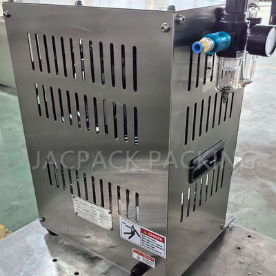 Semi Auto Desktop Aluminum Foil Tray Sealing Machine For Alu Film Heat Sealing