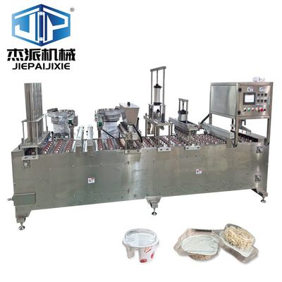 Semi Auto Desktop Aluminum Foil Tray Sealing Machine For Alu Film Heat Sealing