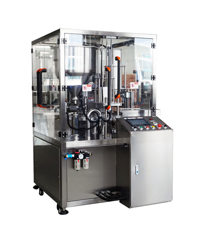 Automatic Rotary Cup Filling Sealing Machine PLC Control For Yogurt