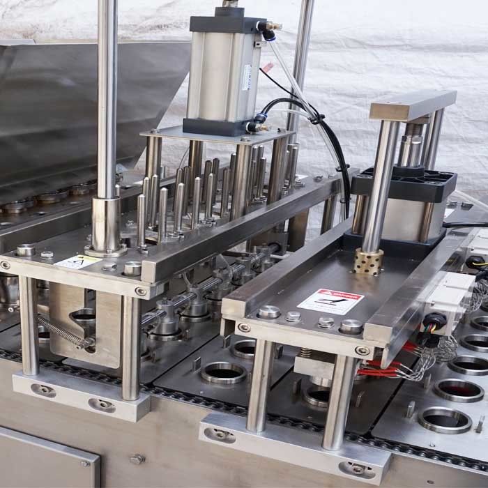 Fully Automatic Cup Sealing Machine PLC Control 25-30 Cups/Min 0-400℃ Working Temperature
